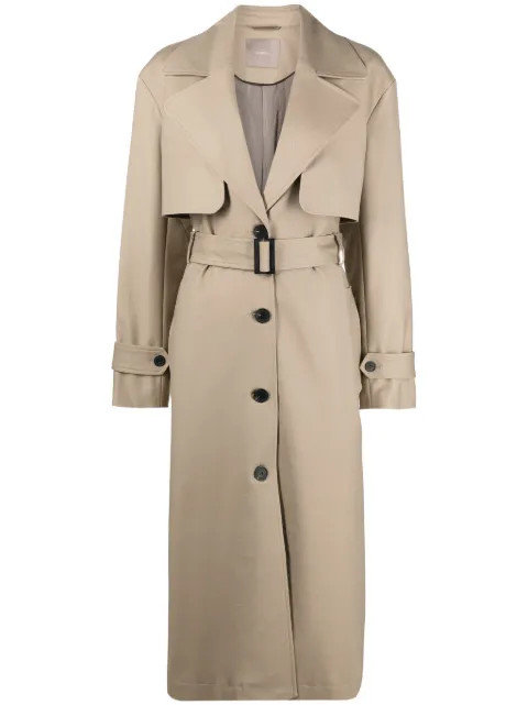 12 STOREEZ single-breasted Trench Coat - Farfetch | Farfetch Global