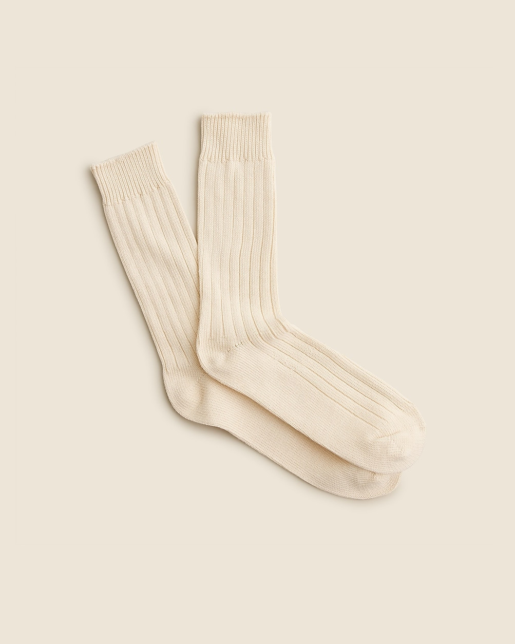 Ribbed cotton-blend socks | J. Crew US