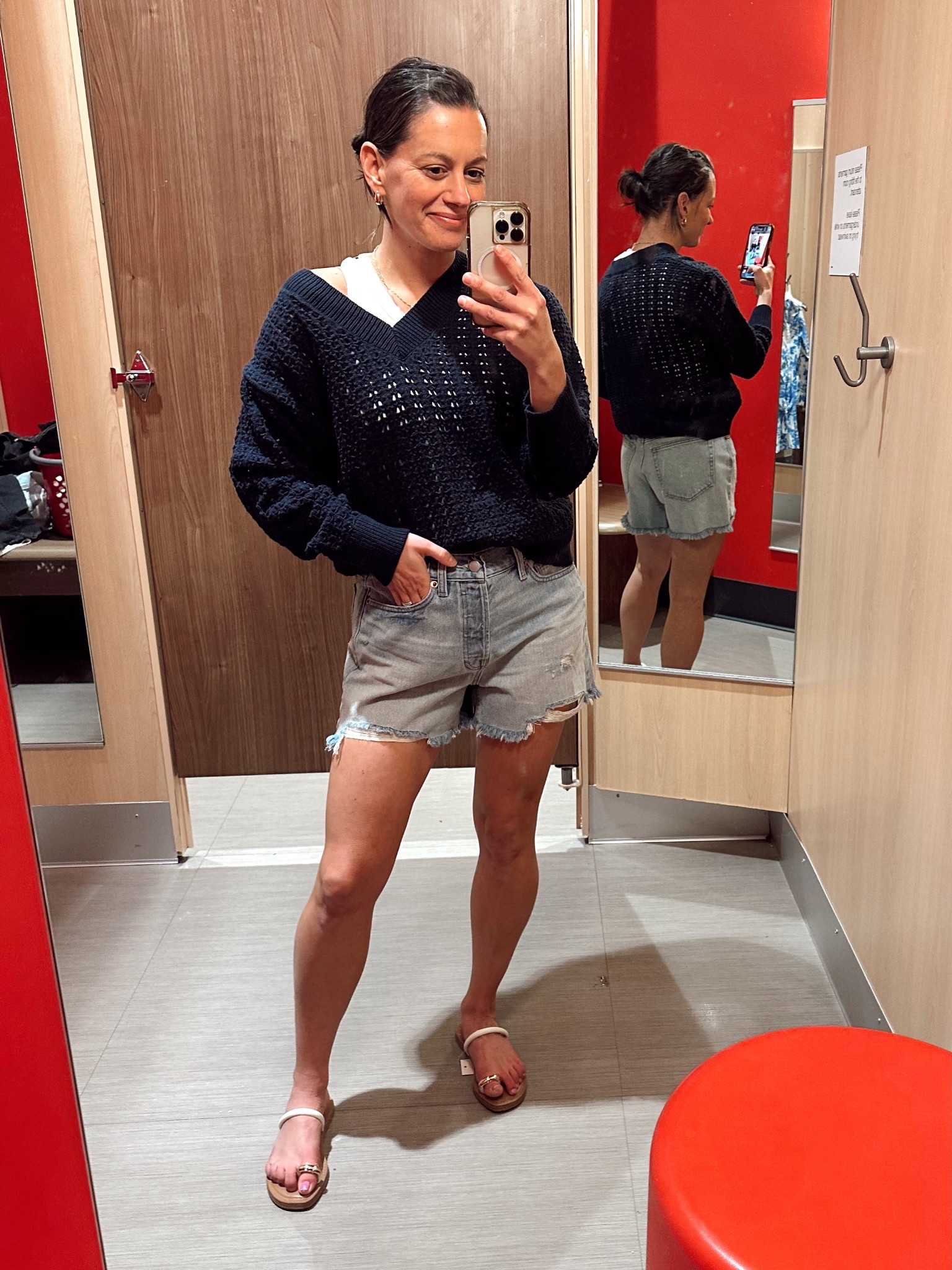 Target new arrivals!
Sweater and jean shorts run true to size.



#LTKFindsUnder50 #LTKStyleTip #LTKOver40