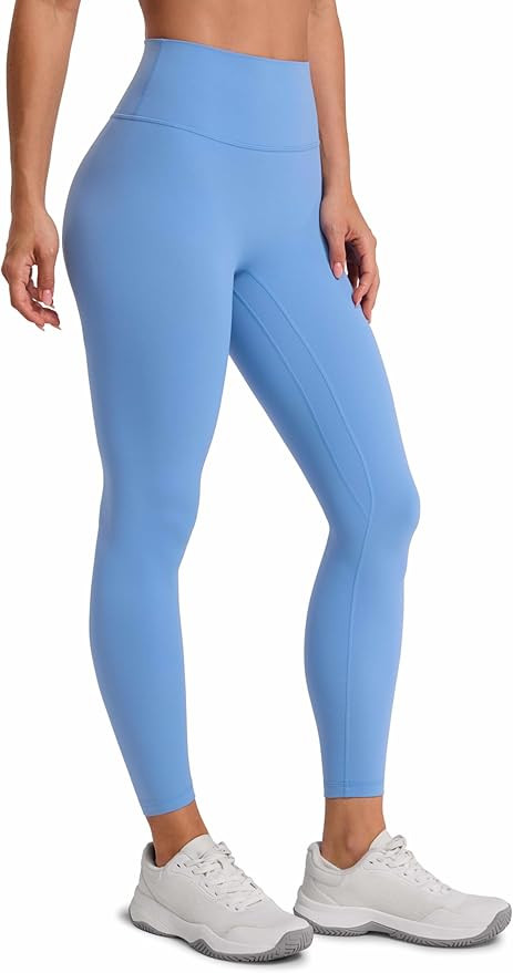 CRZ YOGA SculptAir No Front Seam Yoga Leggings 25" - High Waisted Womens Pants Workout Pilates At... | Amazon (US)
