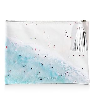 Gray Malin Wave Leather Zip Pouch | Bloomingdale's (US)