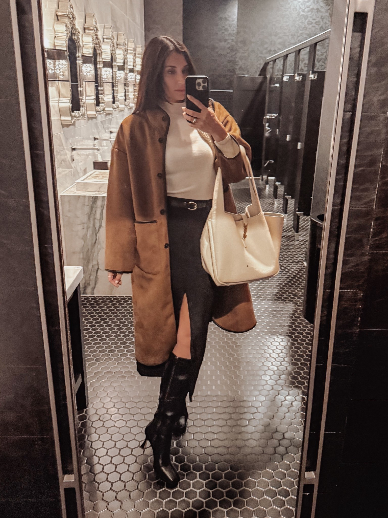 Work OOTD! @Commense made it easy to dress today with the fab skirt and so comfy mock neck! 

#LTKdayinmylife #LTKootd #LTKWorkwear