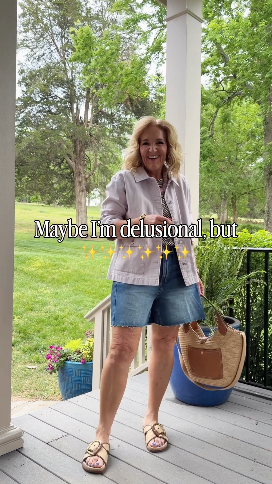 Loft haul! If I missed a size just ask! 
Chore jacket medium petite 
Shorts 29 reg and they rest on your hips 

Green linen pants medium
Pistachio blouse medium
Denim dress size 8 reg
White embroidered pocket pants size 8 reg
Short sleeve denim jacket medium reg
Crochet sweater medium reg
Green linen blend barrel pants size medium petite
Seersucker blazer 10 petite
Side knot tee size large petite
Brown stripe dress medium petite (it def needs a belt but fabulous once belted)
Linen blend top and pants size medium petite 
Drawstring barrel jeans 29 reg (very relaxed fit)
Puckered knit top size medium
Jacket (it is water repellant) medium
10% off my Eric Javits tote code NANETTE
AVARA 15% off code NANETTE15 on the sandals

Spring outfits vacation business casual outfits 

#LTKSeasonal #LTKOver40 #LTKSaleAlert