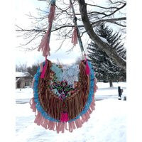 Vintage Boho Crossbody Purse Fringe Bag Artsy Romantic Shoulder/Tote Bag | Etsy (US)