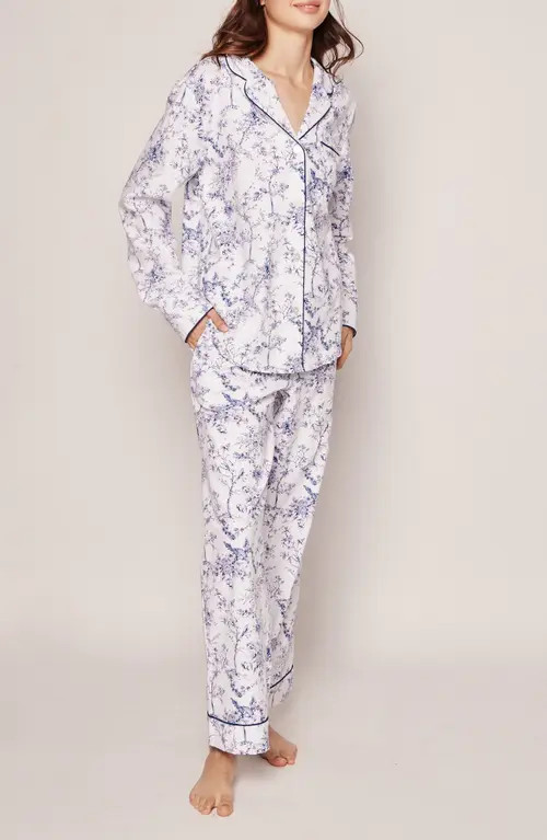 Petite Plume Timeless Toile Cotton Pajamas at Nordstrom, Size Medium | Nordstrom