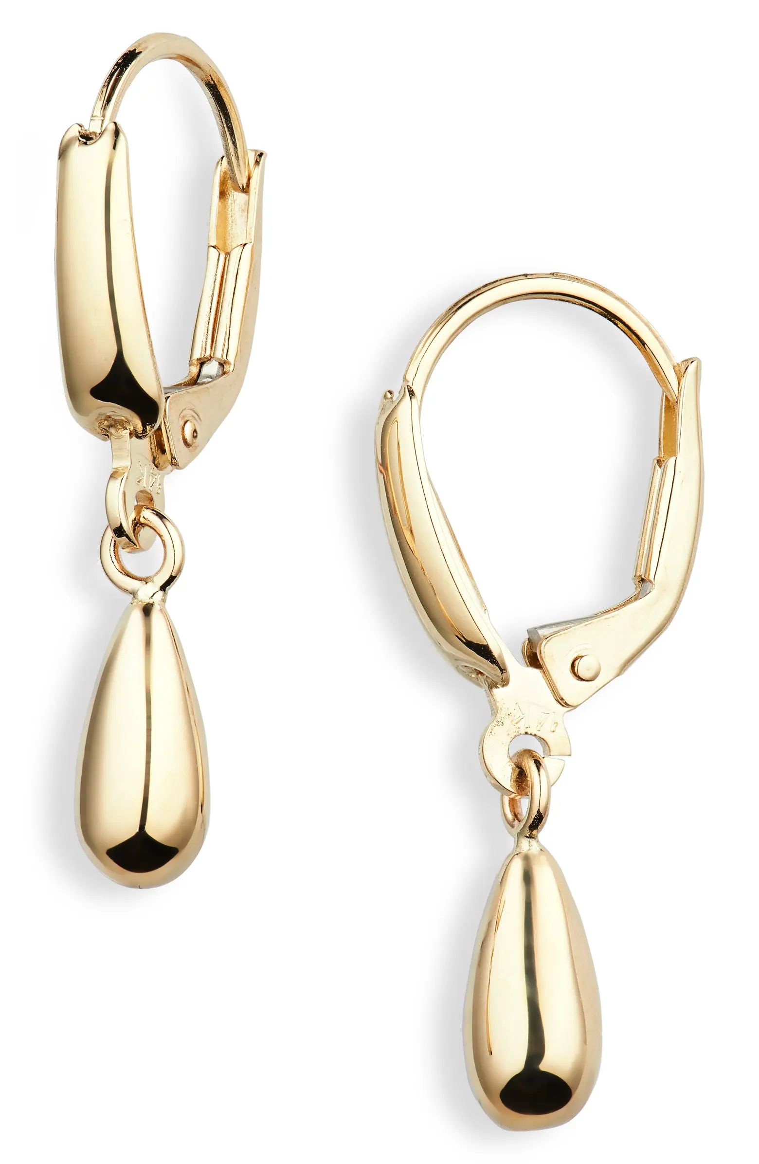 14K Gold Drop Earrings | Nordstrom