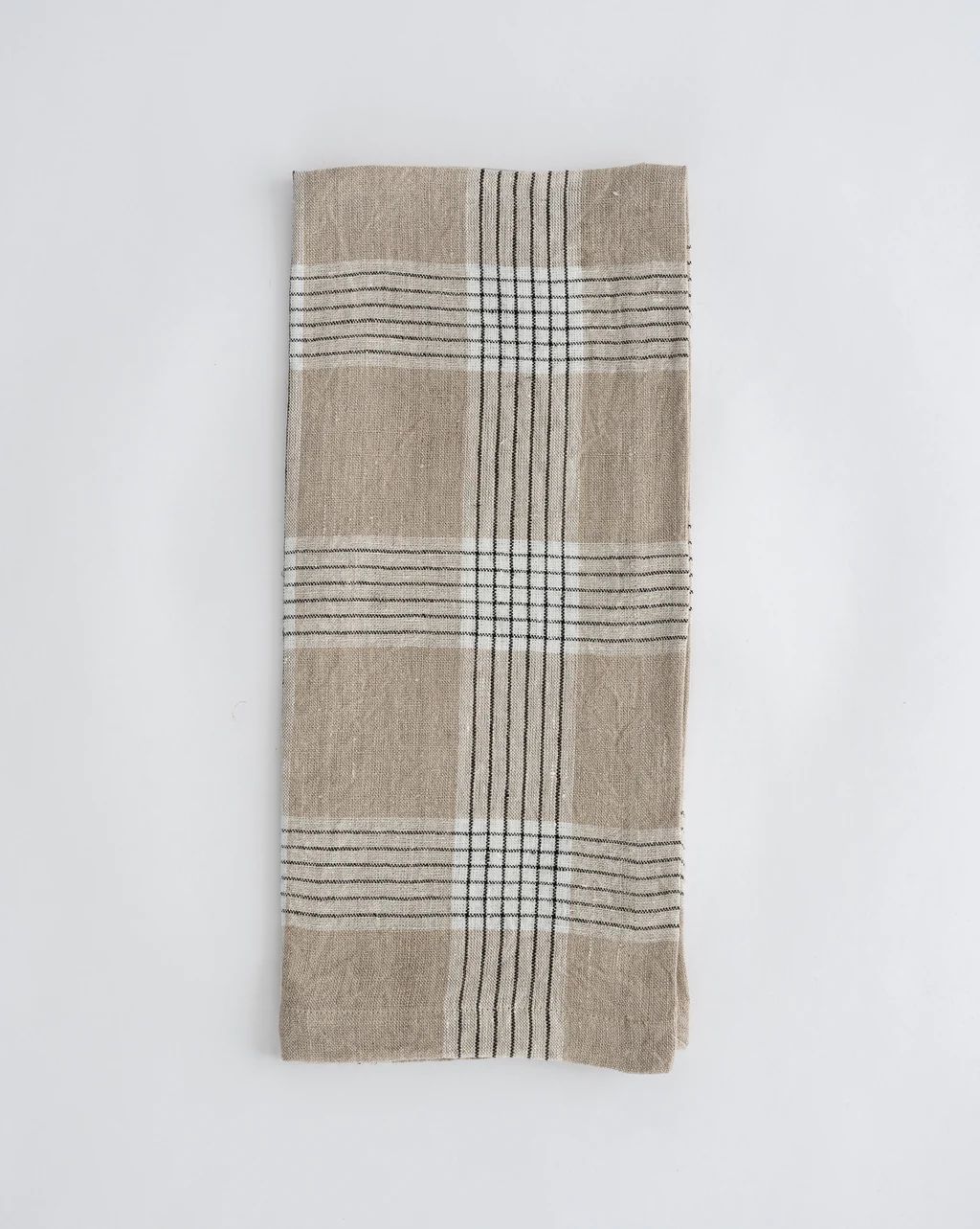 Natural & Black Striped Tea Towel | McGee & Co.