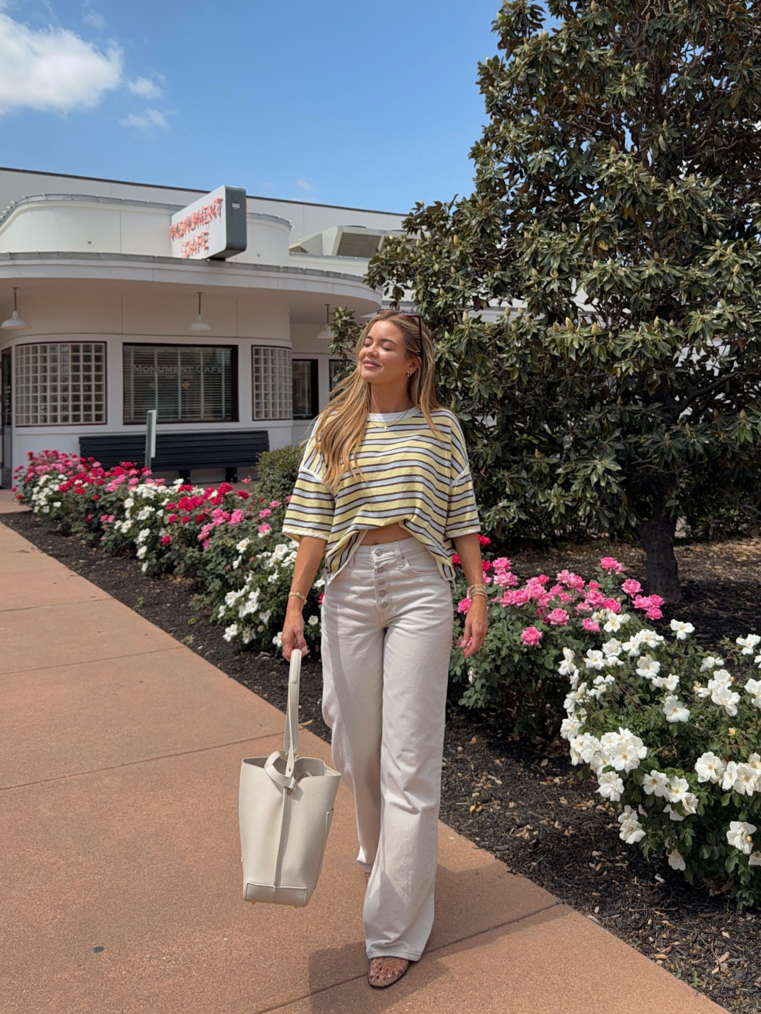 striped shirt: xs // jeans: 24