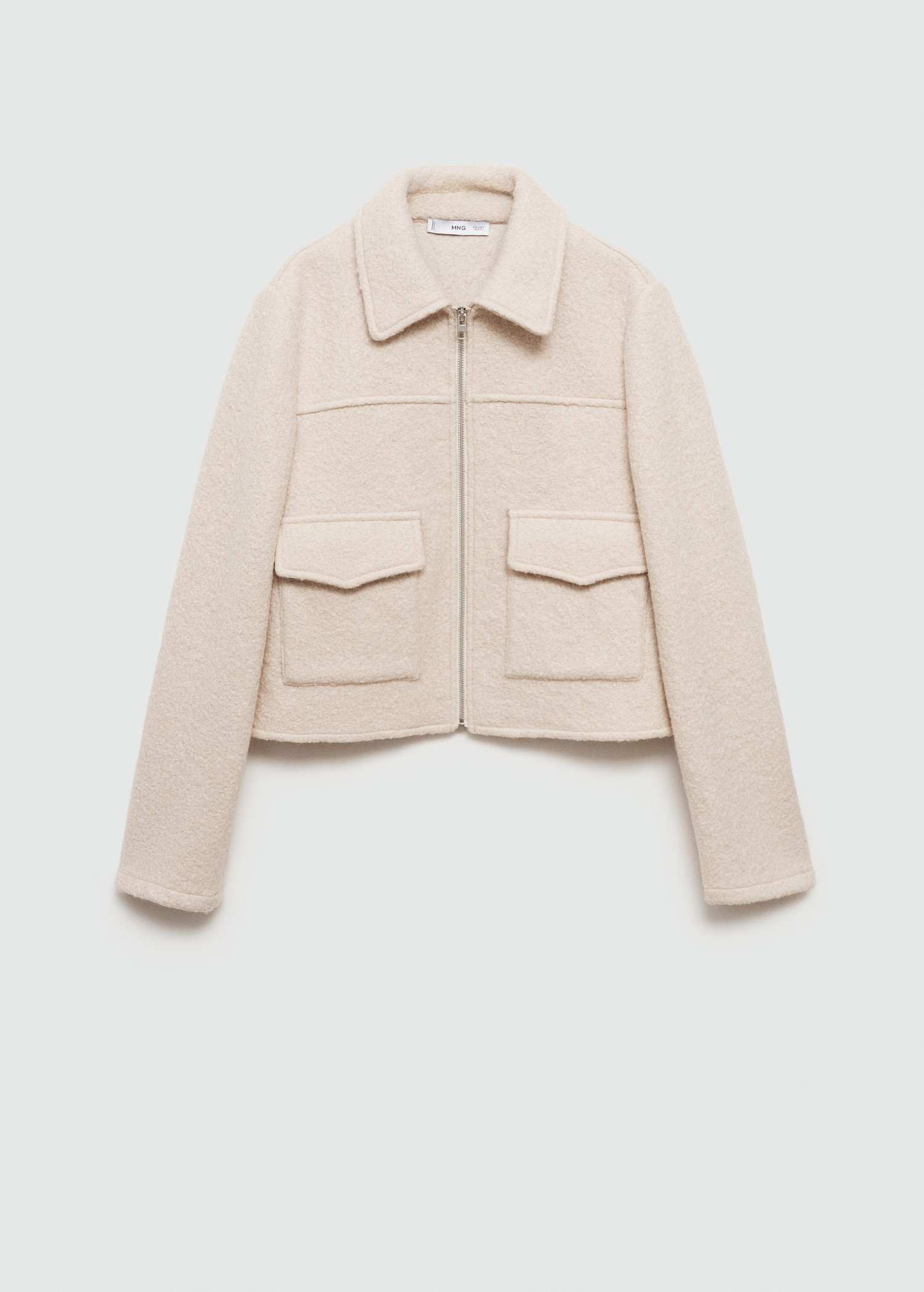 Wool-blend jacket with pockets - Women | MANGO USA | Mango (US/MX/AU)