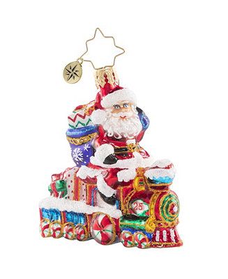 Christopher Radko on the Tracks Santa Gem Ornament & Reviews - Shop All Holiday - Home - Macy's | Macys (US)