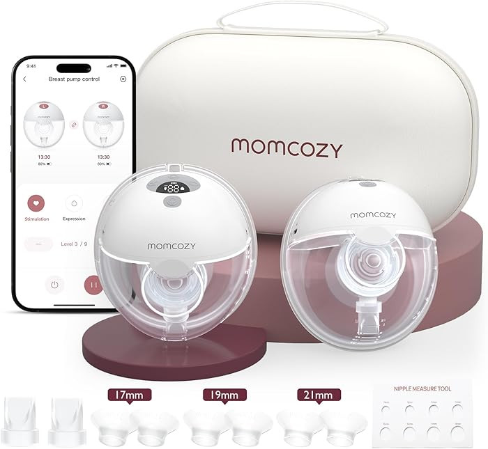 Momcozy M5 Smart APP Controlled Wearable Breast Pump, Hands-Free Wireless Electric Pump, 3 Modes ... | Amazon (US)