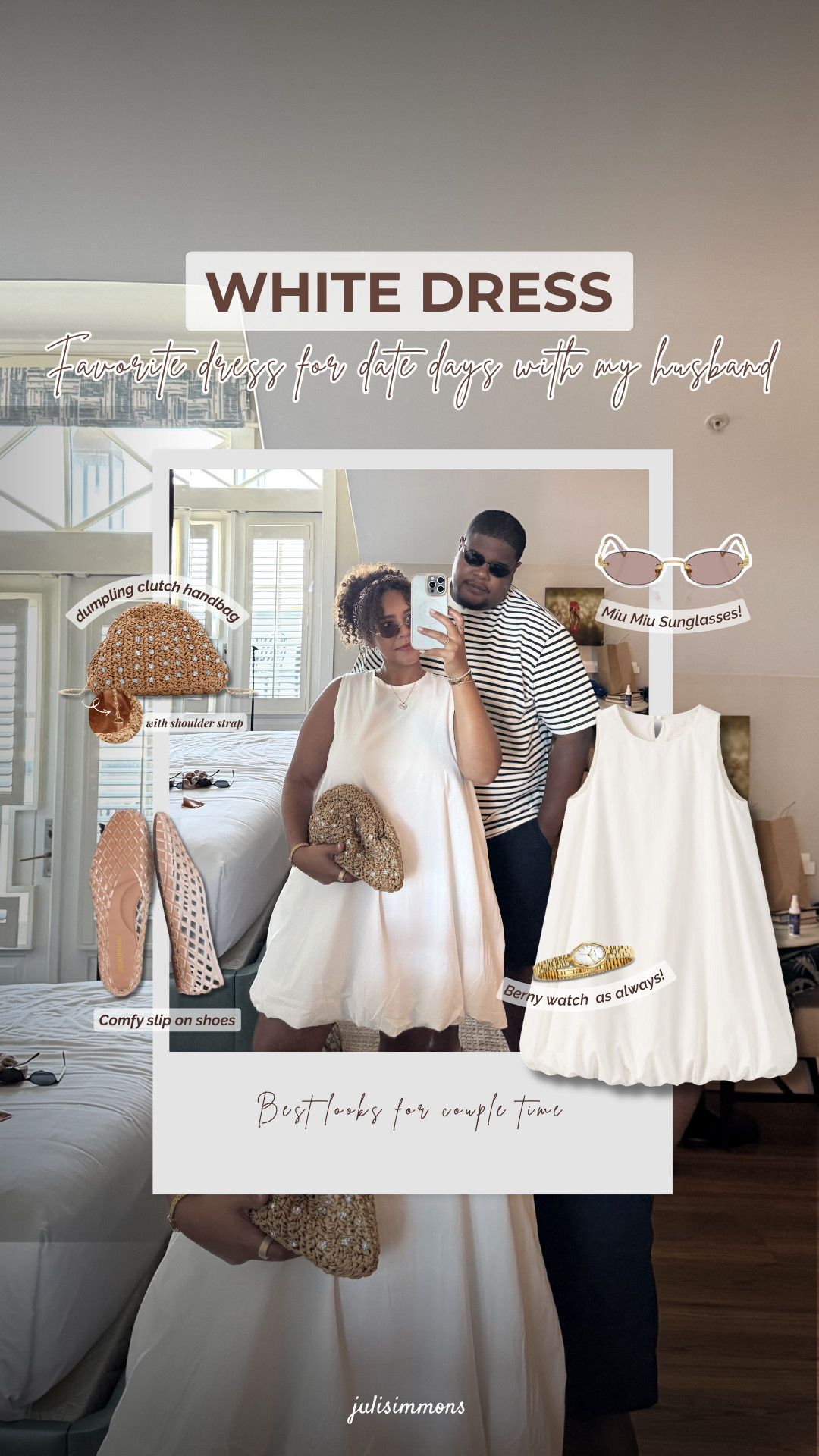 This white dress has officially become one of those pieces I keep reaching for. 🤍 I first wore it for a date day with my husband, but it’s so comfortable and flattering that I’ve ended up wearing it to so many other events too. As a midsize girlie, I love when a dress makes me feel this good and still feels easy enough to actually enjoy my day in. 

 #LTKootd #LTKMidsize #LTKTravel