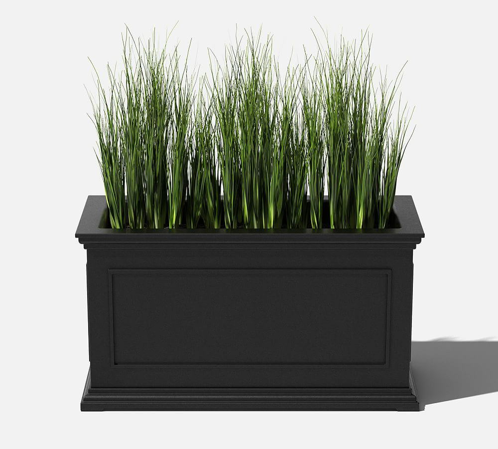 Veda Long Planters | Pottery Barn (US)
