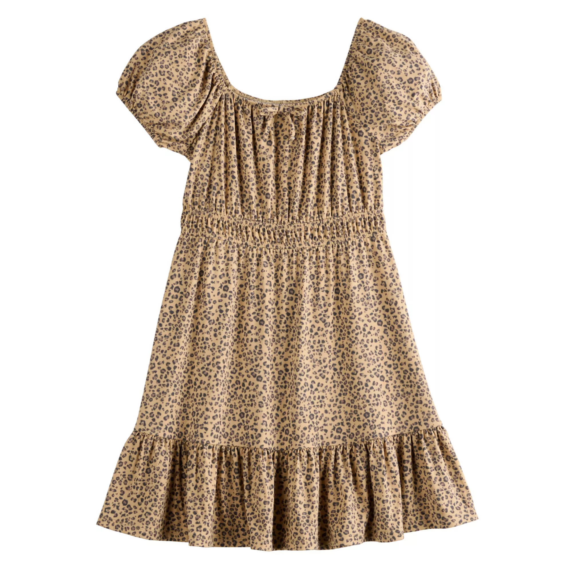 Girls 6-20 SO® Tie Front Puff Sleeve Mini Dress in Regular & Plus Size | Kohl's
