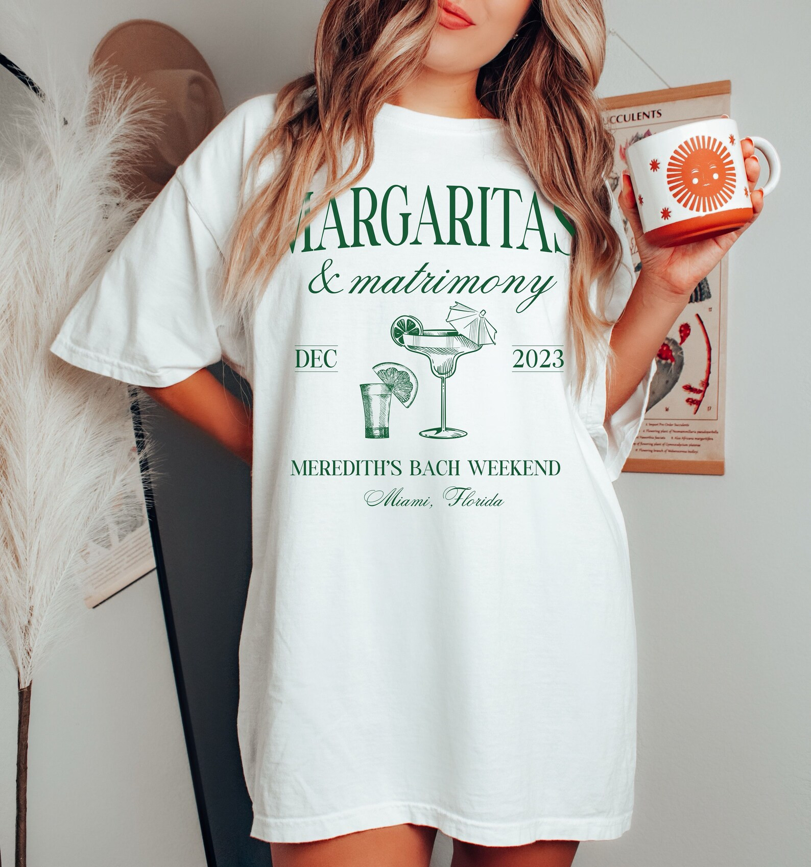 Custom Location Bachelorette Shirts, Margaritas and Matrimony Bridal Party Tshirts, Mexico Bachel... | Etsy (US)