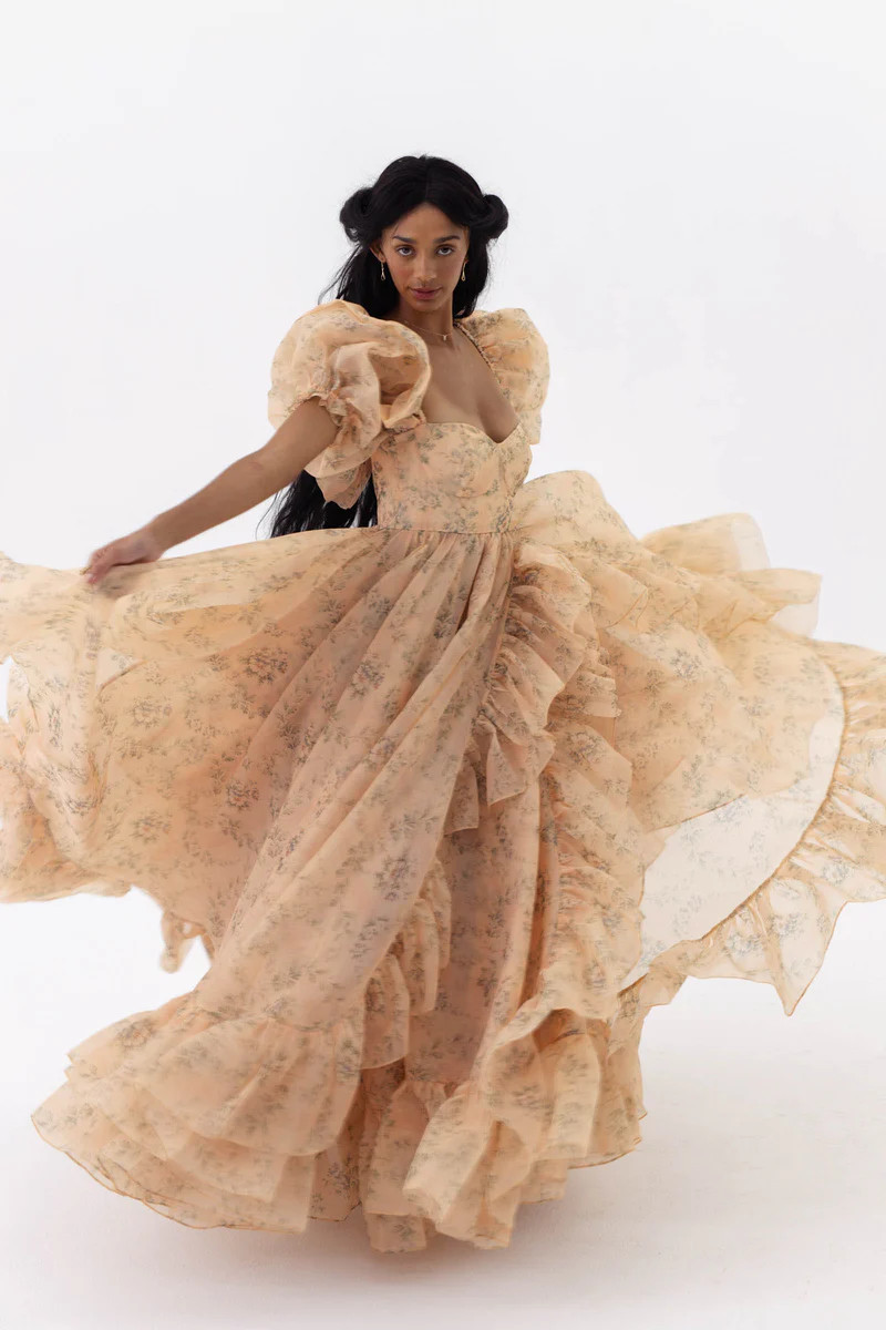 The Villa In Bloom Bridal Gown | Selkie Collection