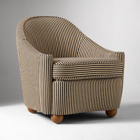 Pierce & Ward Curved Slipper Chair | West Elm (US)