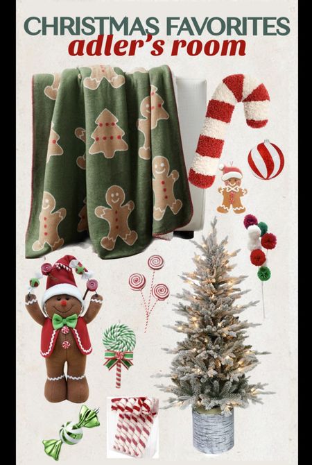 Christmas bedroom decor ❤️
.
.
.
#christmas #christmasdecor #christmastree #christmasornaments #minichristmastree #gingerbread #candycane #candycanepillow #gingerbreadthrow #cozy #kidschristmas #athome #walmart #target 

#LTKHoliday #LTKSeasonal #LTKHolidaySale