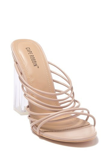 Cape Robbin | Fia Clear Block Heel Sandal  | Nordstrom Rack | Nordstrom Rack