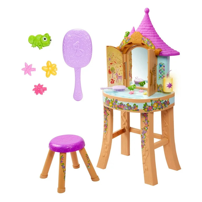 Disney Princess Playdate Rapunzel Vanity | Walmart (US)