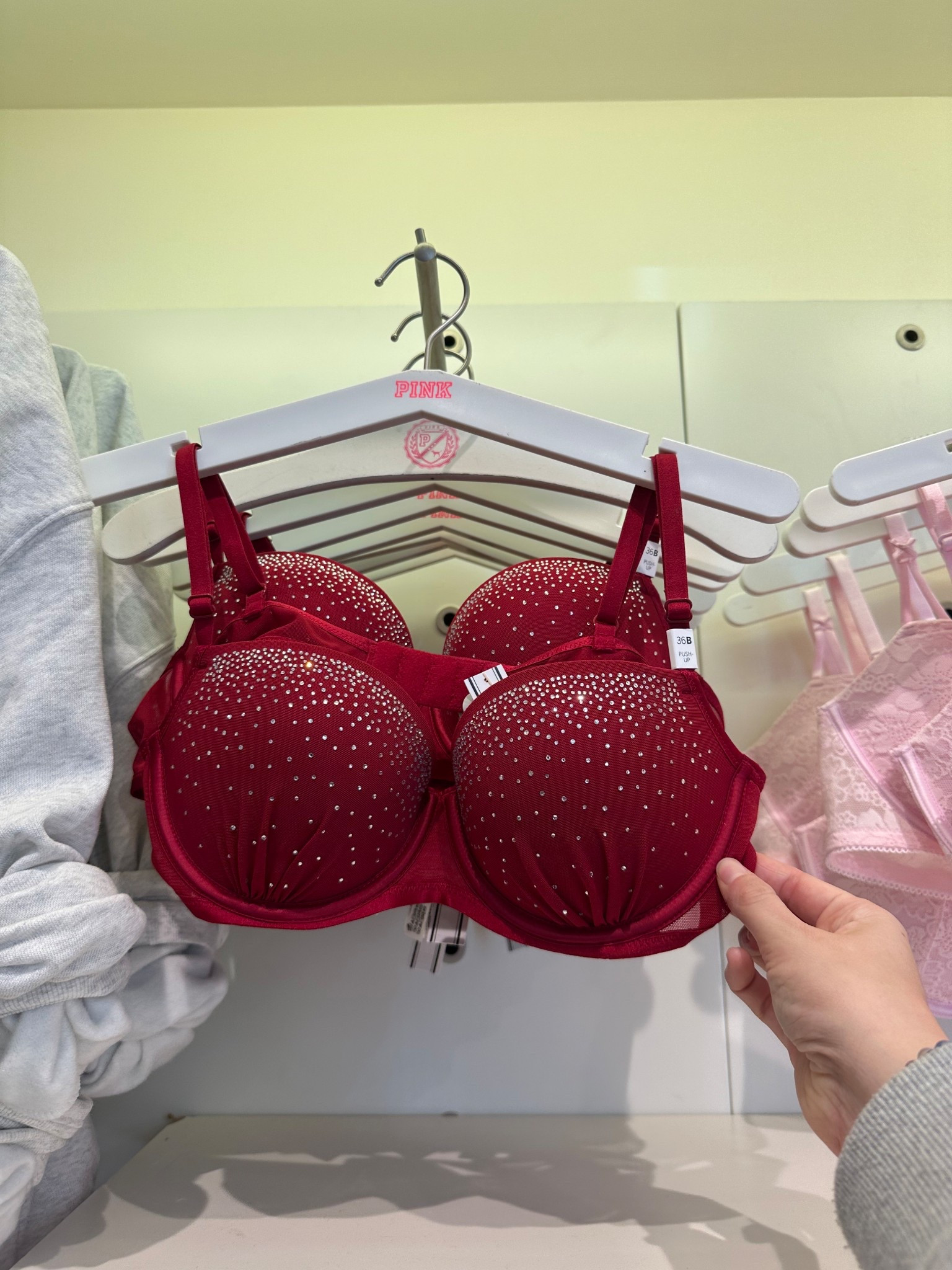 Love this red rhinestone bra! So adorable for Valentine’s Day! Priced at $49 & ranges from sizes 30AA-44G!

#LTKPlusSize #LTKValentine #LTKMidsize