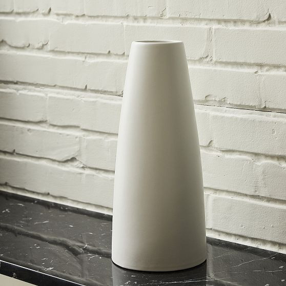 Pure Ceramic Vase, Flare Up | West Elm (US)