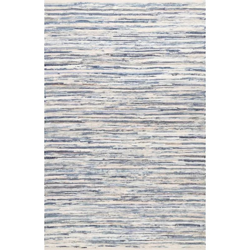 Kiester Cotton Area Rug In Blue/Ivory/Cream | Wayfair North America