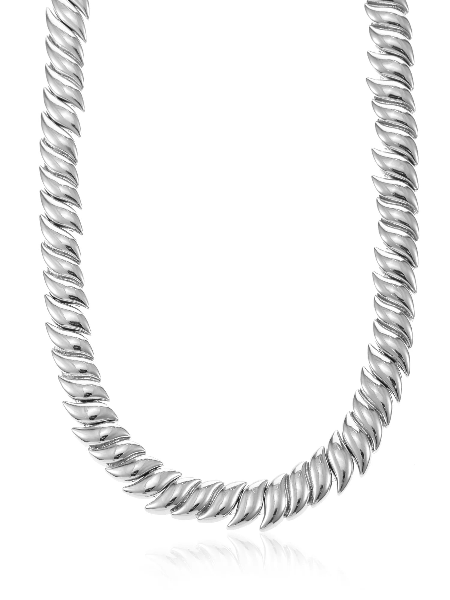 Time and Tru Silvertone Necklace, 1 Piece | Walmart (US)