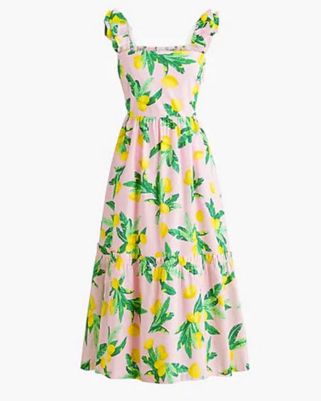 Lemon print midi dress 

#LTKsalealert #LTKfindsunder100 #LTKSeasonal