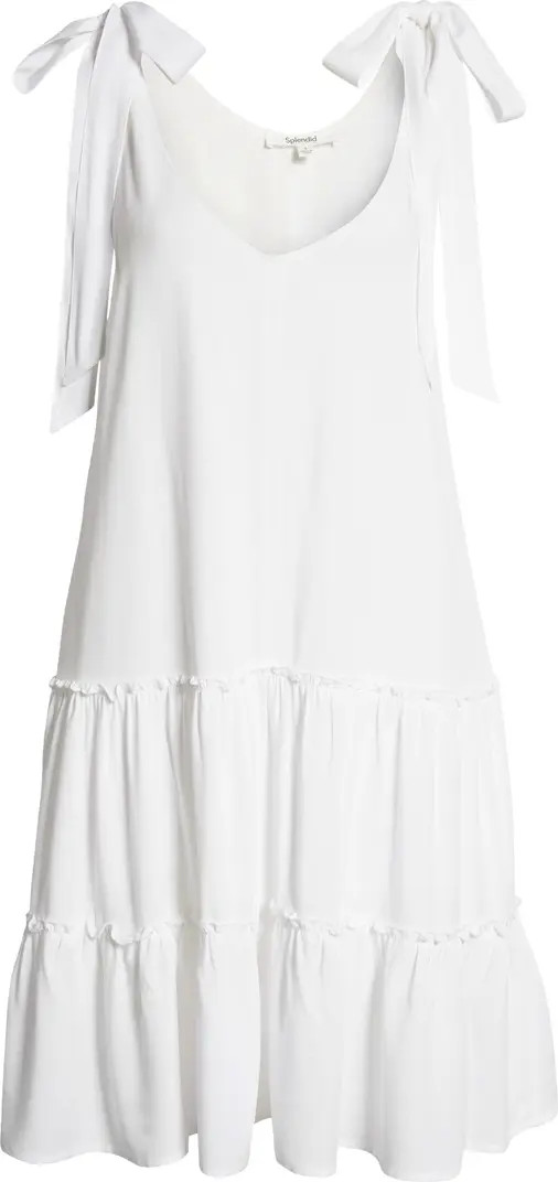 Splendid Carolina Tie Strap Tiered Sundress | Nordstrom | Nordstrom