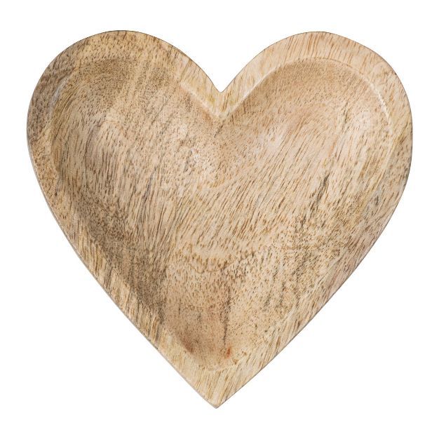 Natural Wood Heart Trinket Dish - Forside Home & Garden | Target
