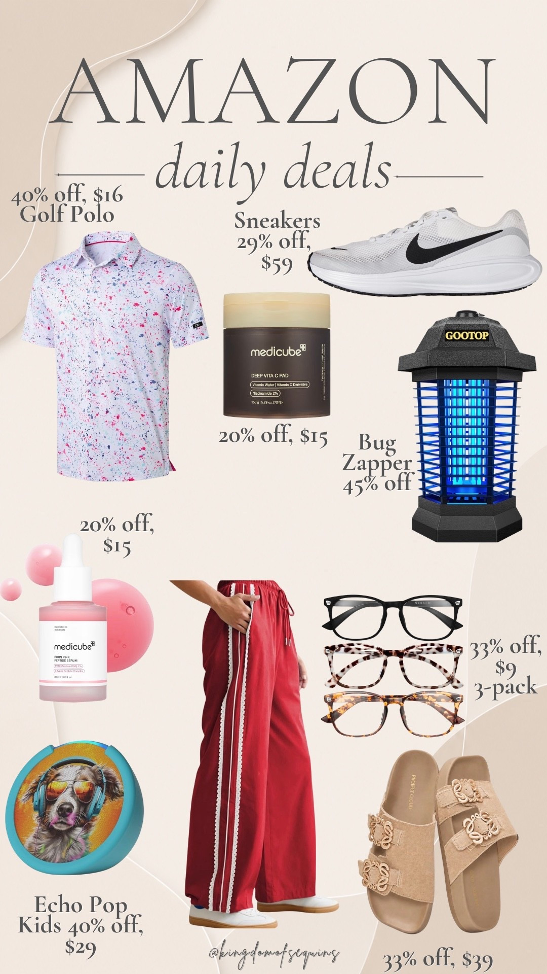 My favorite daily deals from Amazon.

#LTKSaleAlert #LTKMens #LTKKids