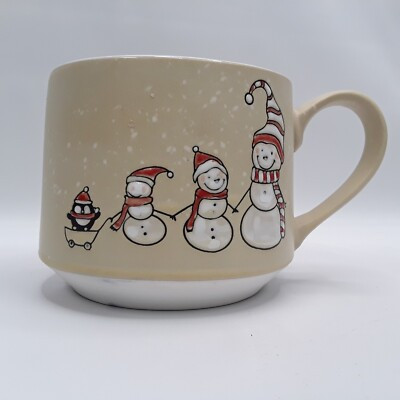 Christmas Snowman Coffee Soup Mug Heavy 22oz Spectrum Designz | eBay | eBay US