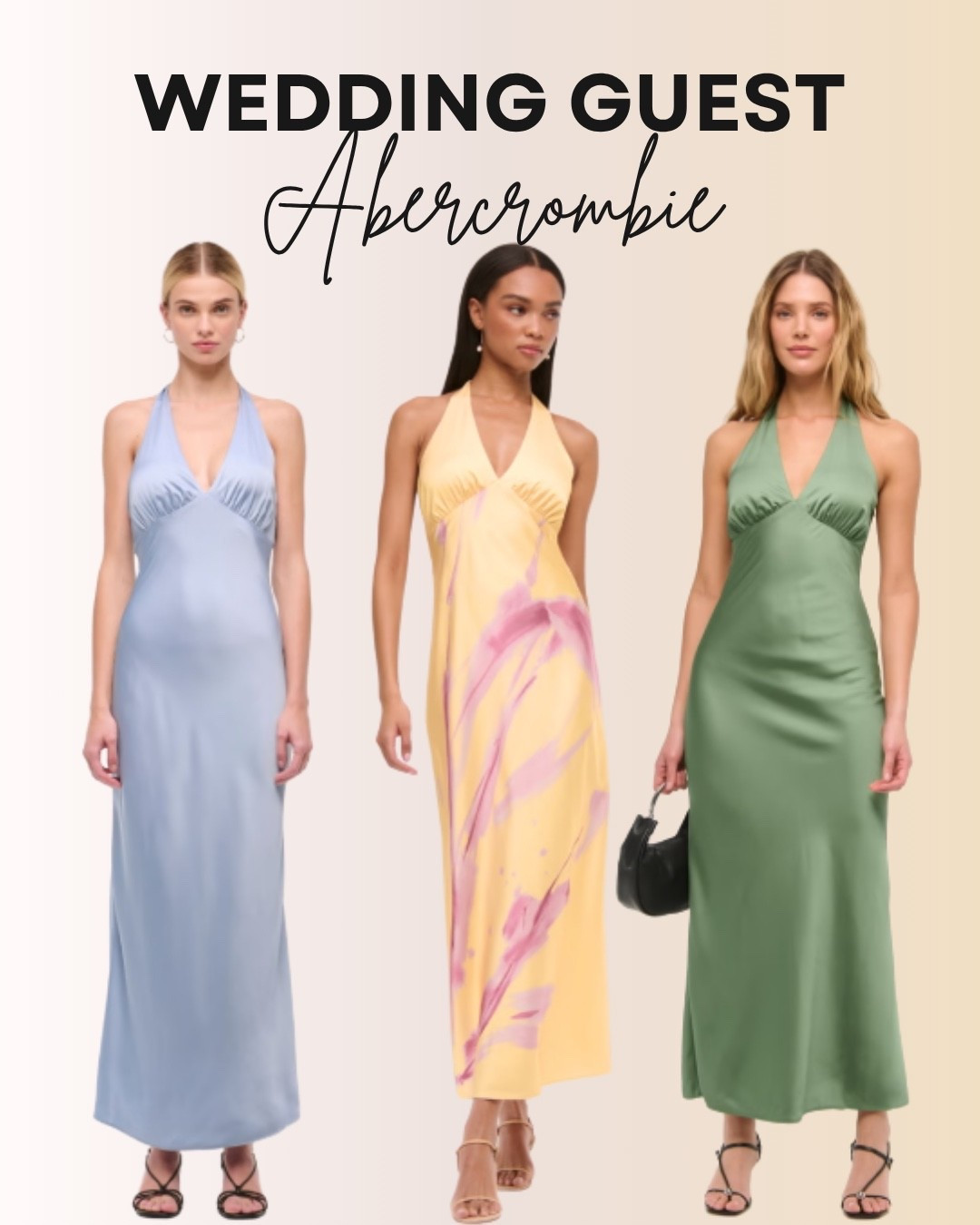 Wedding season ready 💐 These Abercrombie halter satin dresses are everything for your next RSVP—sleek, flattering, and totally dance-floor approved. Whether you’re going for soft blue, dreamy prints, or an elevated green, these looks are guaranteed to turn heads.

#AbercrombieStyle #LTKweddingguest #WeddingSeason #LTKeventstyle #LTKfashion #GuestDresses #WeddingReady #EveningStyle #SatinDress #LTKUnder150

#LTKWedding #LTKTravel #LTKSeasonal