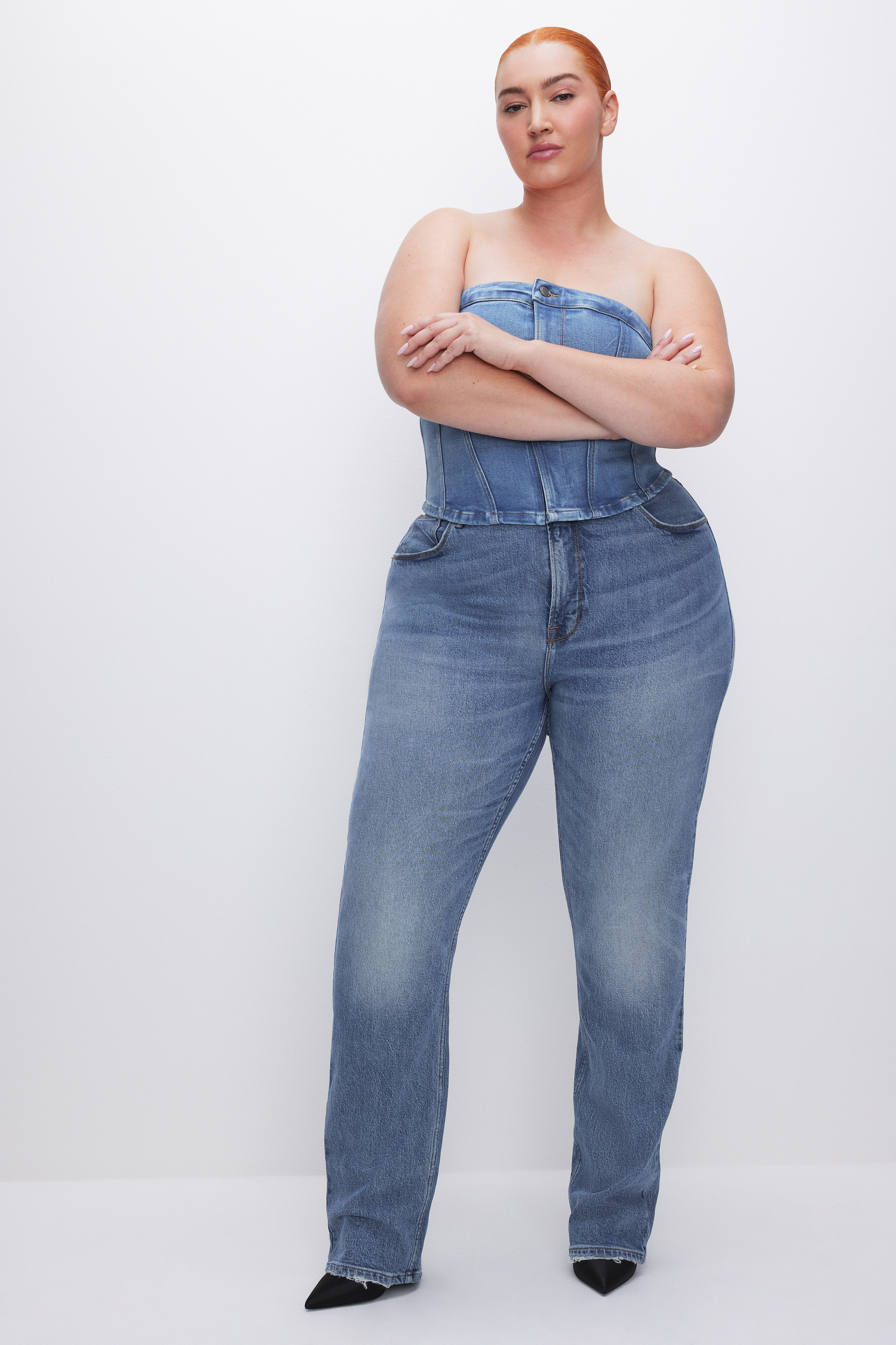 GOOD ICON STRAIGHT JEANS | Good American
