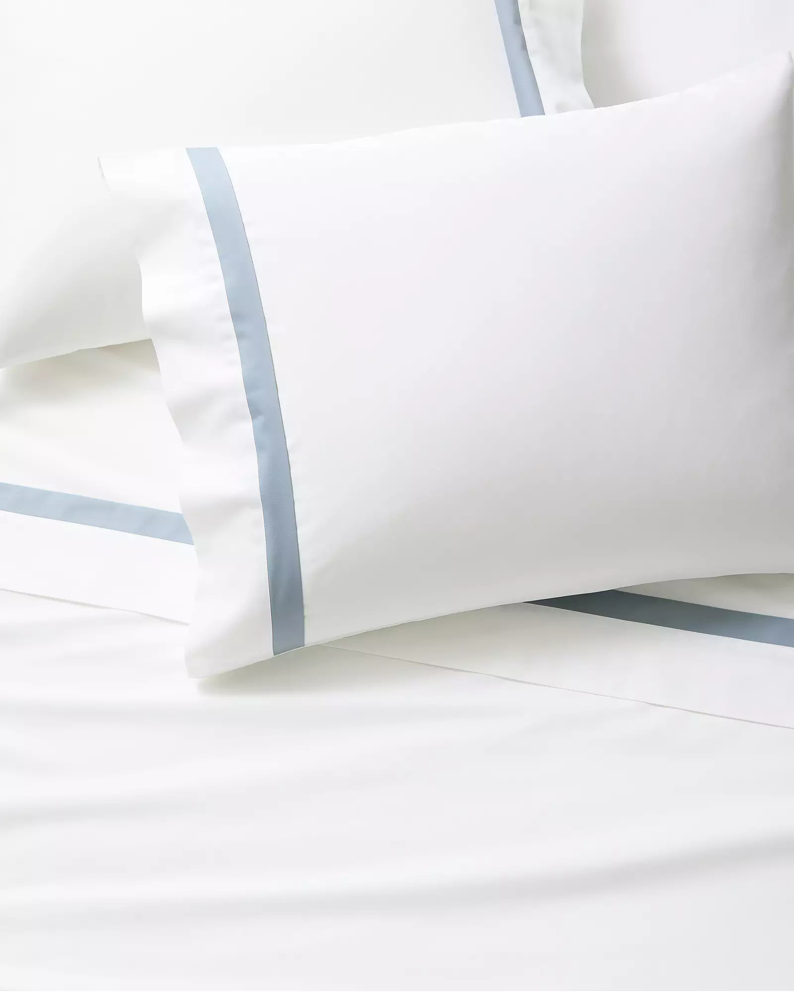 Border Frame Sateen Sheet Set | Serena and Lily