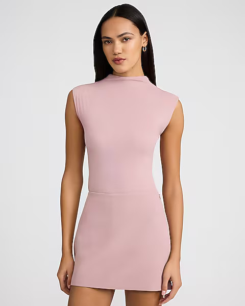 Editor Signature Stretch Super High Waisted Mini Skort | Express