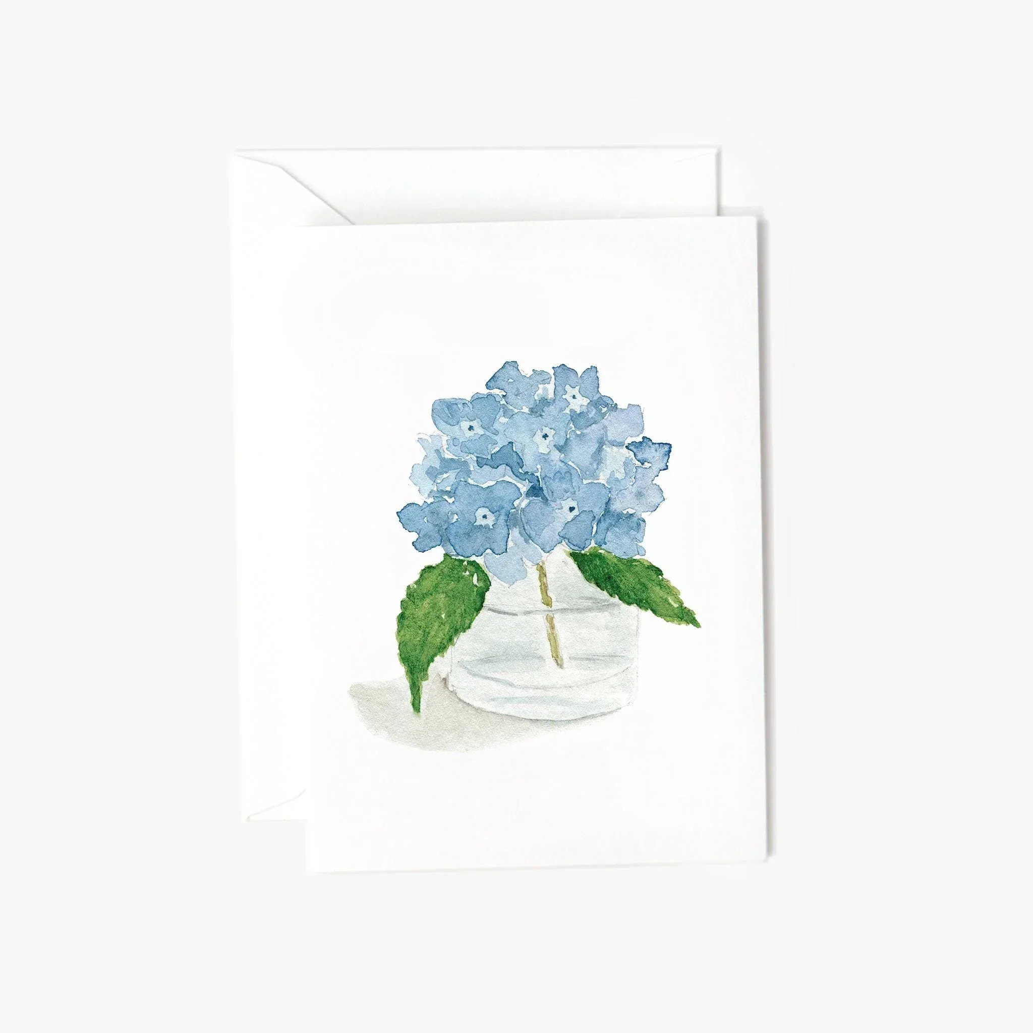 hydrangea mini enclosure notecard | Emily Lex Studio
