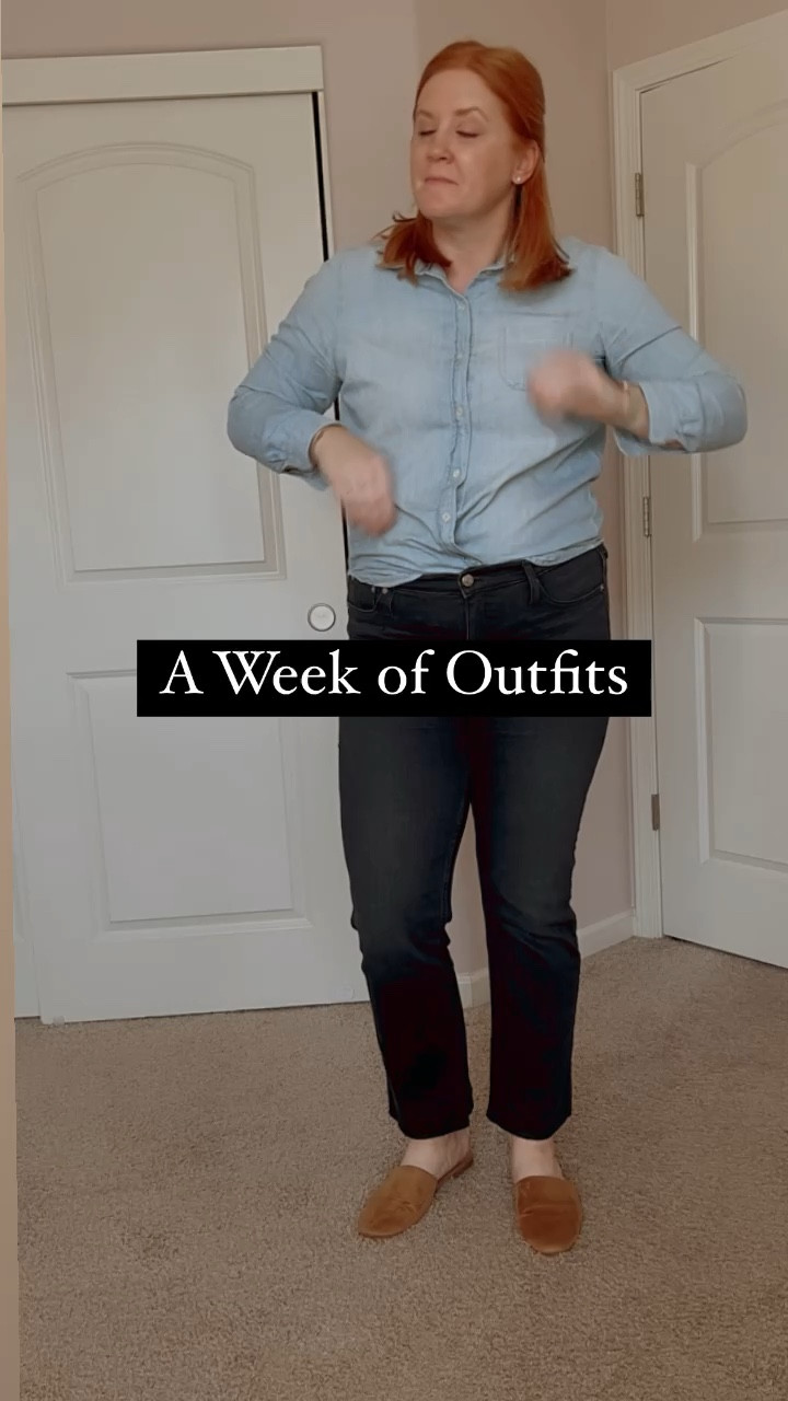 My first week back in the classroom is in the books! It was fun putting real clothes on, but happy to have the soft pants for the weekend 😆 #teacherlooks 

#LTKworkwear