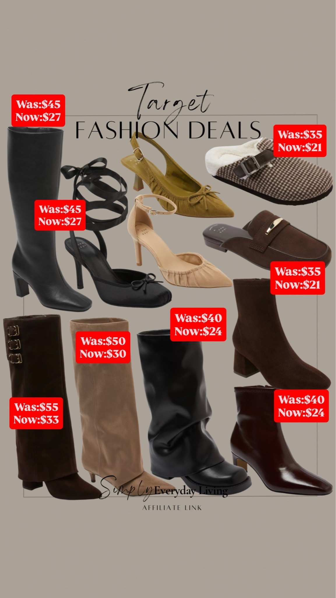 Target fashion deals