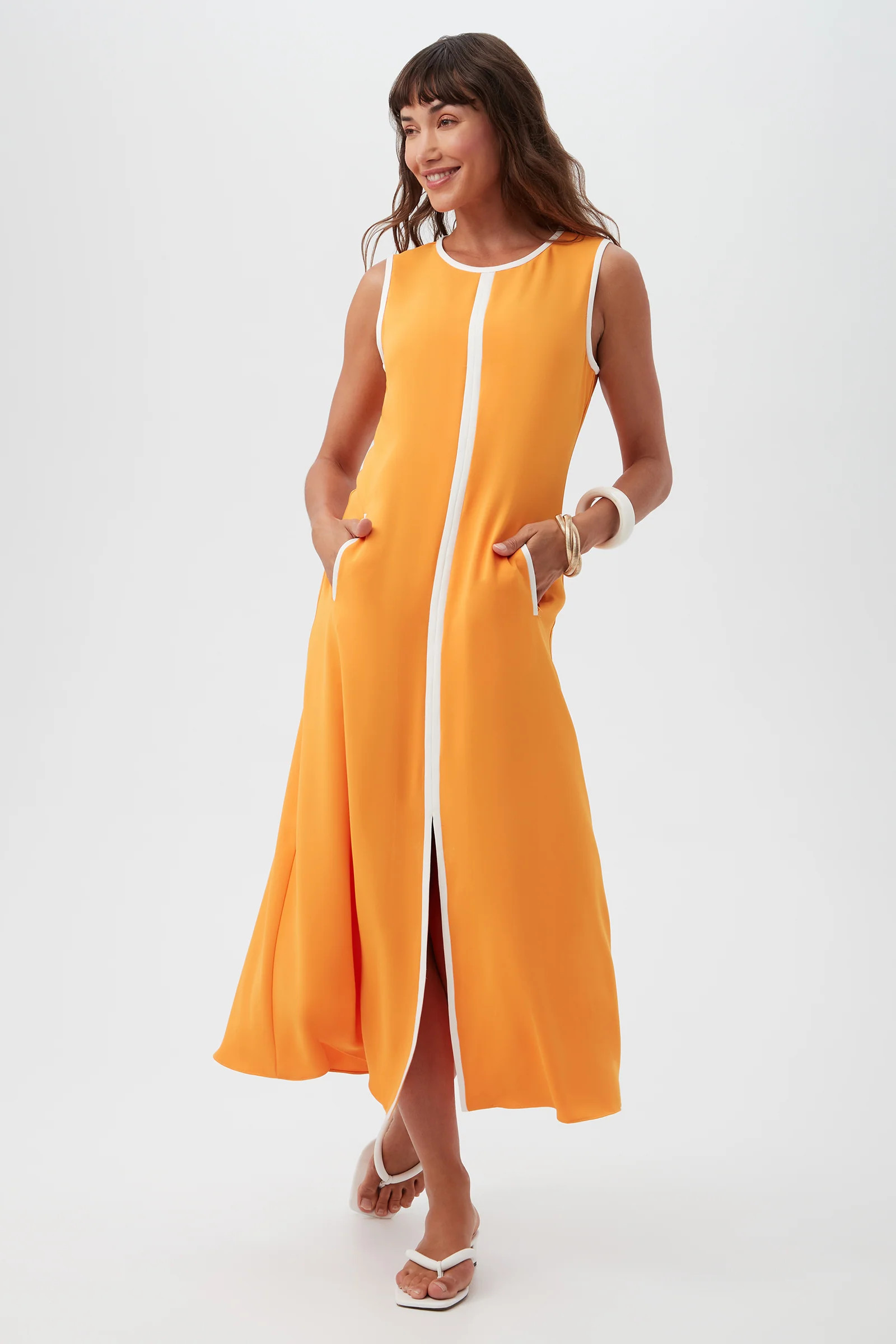 Magnifique Sleeveless Dress | Trina Turk