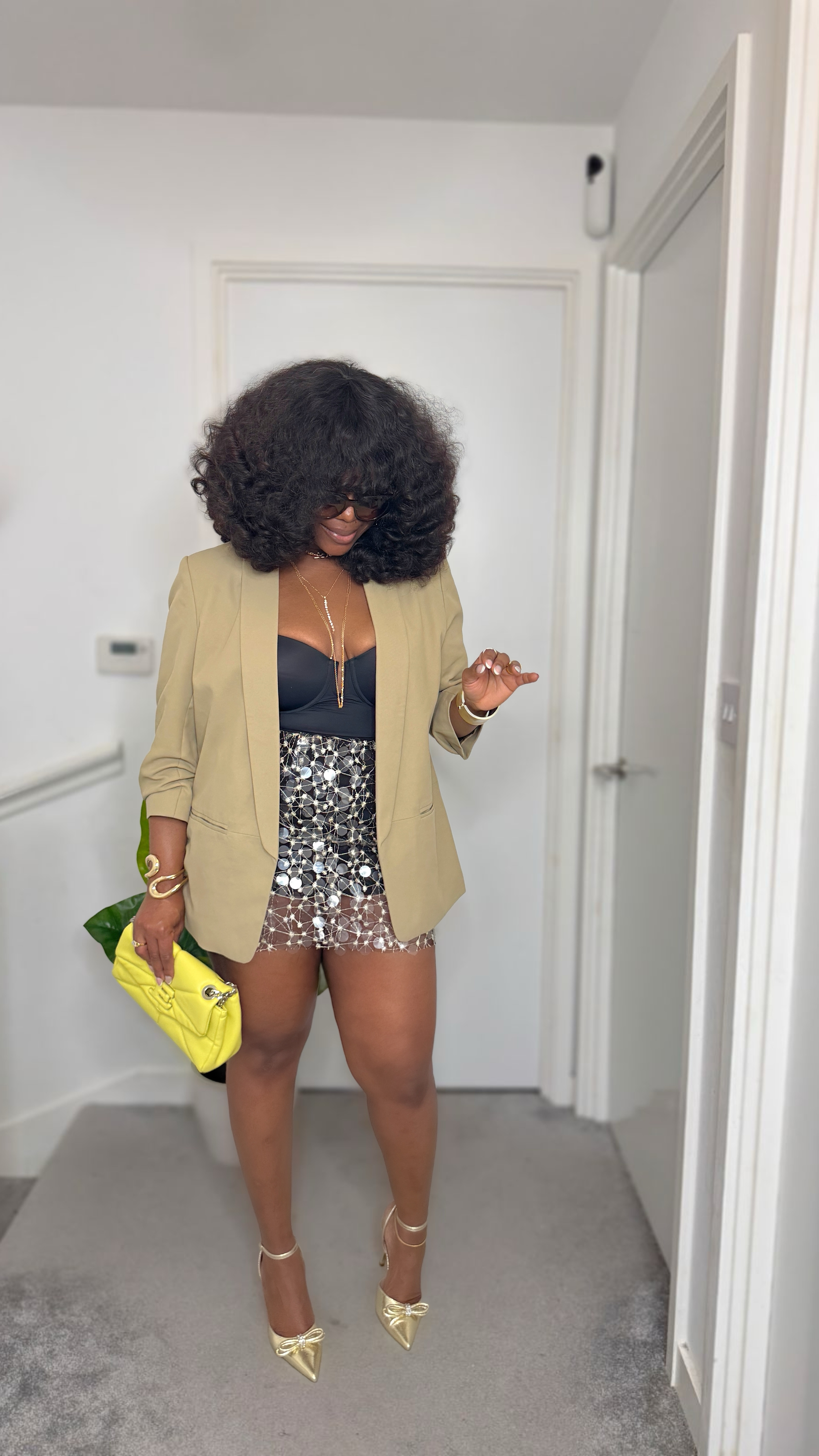 Classy with a touch of sparkle ✨ A tailored blazer over a mini sequin dress — the perfect balance of sophistication and glam. Paired with heels and a sleek clutch for a look that’s ready for a night out, a special event, or a luxe dinner. Effortless, chic, and timeless. 

#LTKpartywear #LTKspring #LTKstyletip
