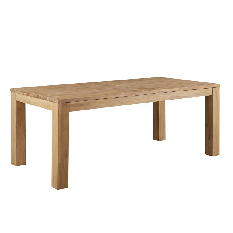 Bozrah Extendable Acacia Solid Wood Dining Table | Wayfair North America