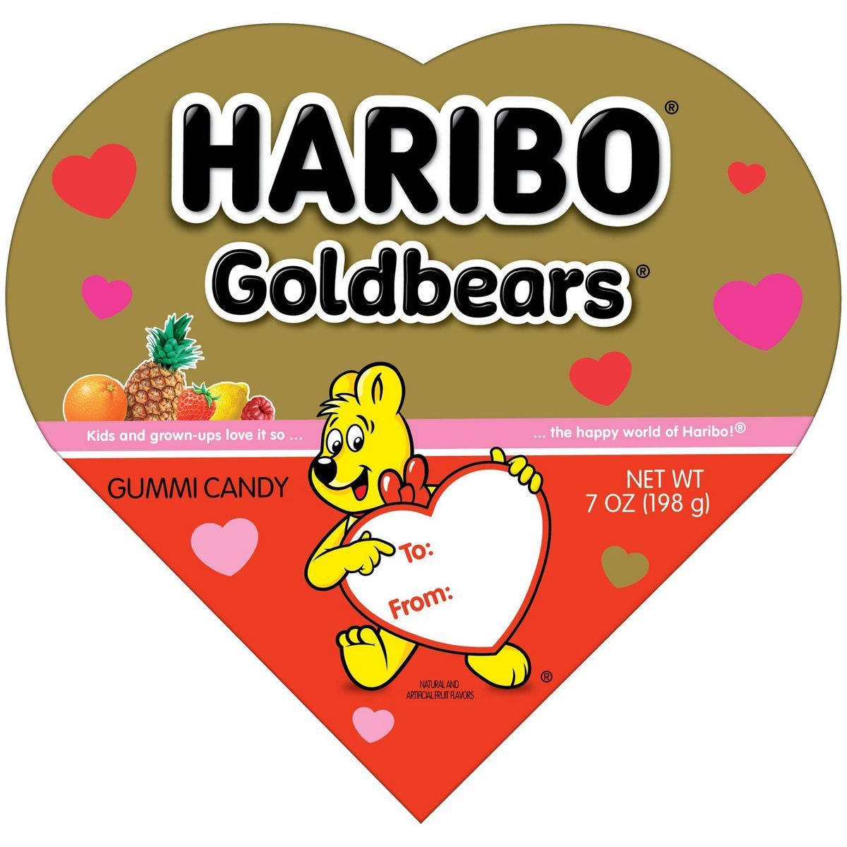Haribo Valentine's Day Gummi Candy Heart Box - 7oz | Target