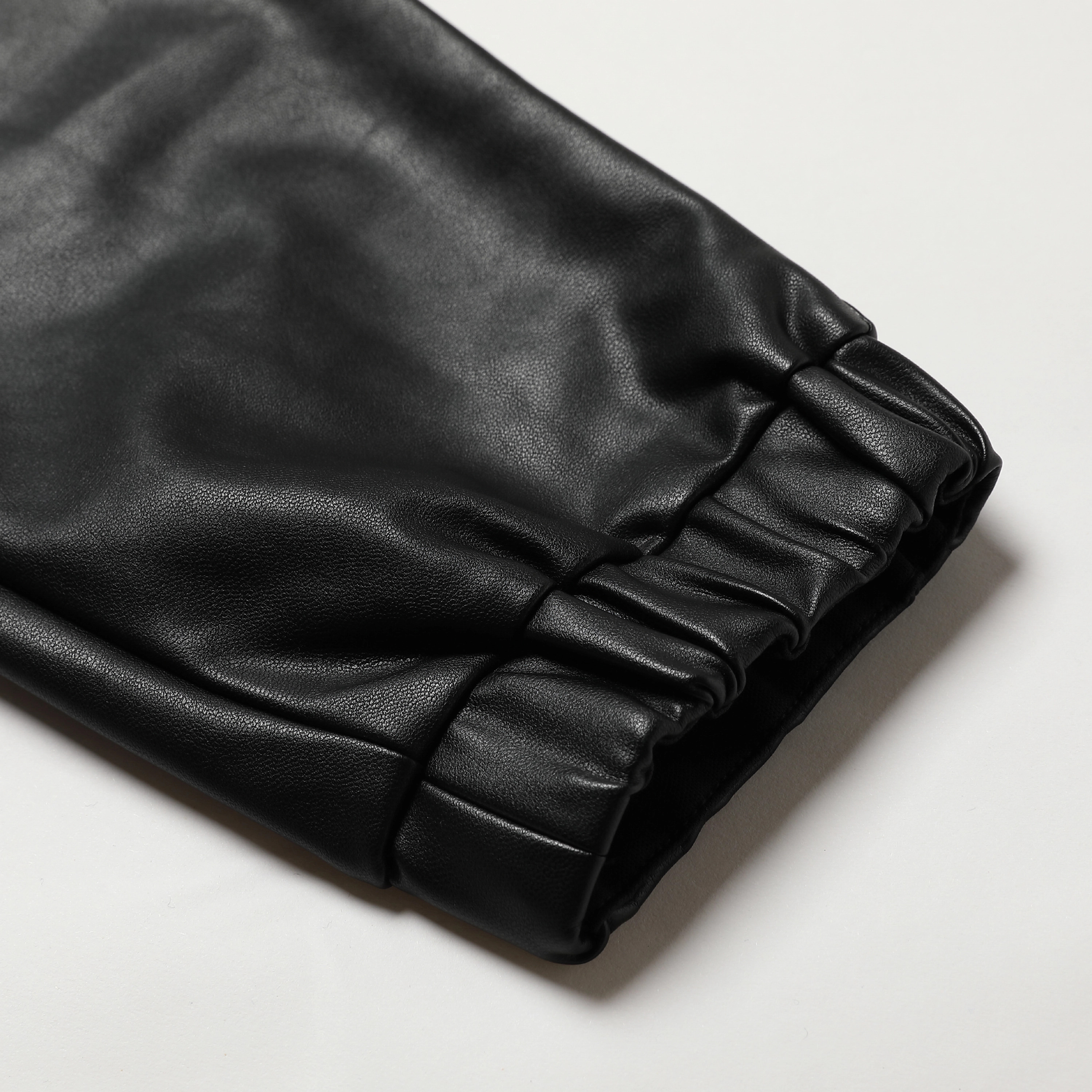Vegan Leather Joggers | Abercrombie & Fitch (US)