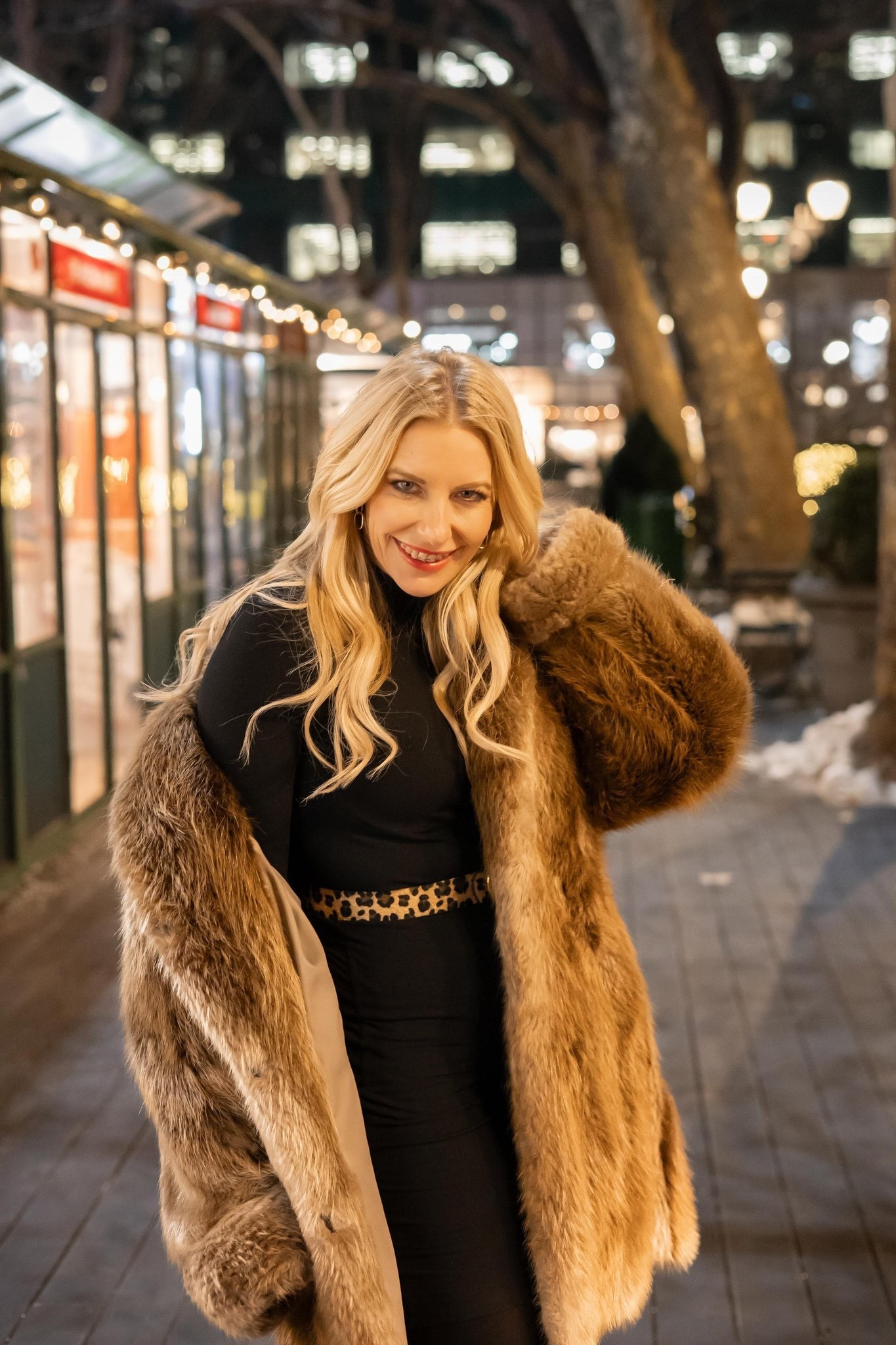 Winter fashion = fur  Just because the holidays are over doesn’t mean you have to put your fur coats away. 

Wear them to date night / work / winter events  / and definitely on any wintery vacations! 

Linked a few faux furs and my outfit because it’s timeless and multifunctional. 

Wearing a medium in the dress and belt 

#LTKOver40 #LTKSeasonal #LTKTravel