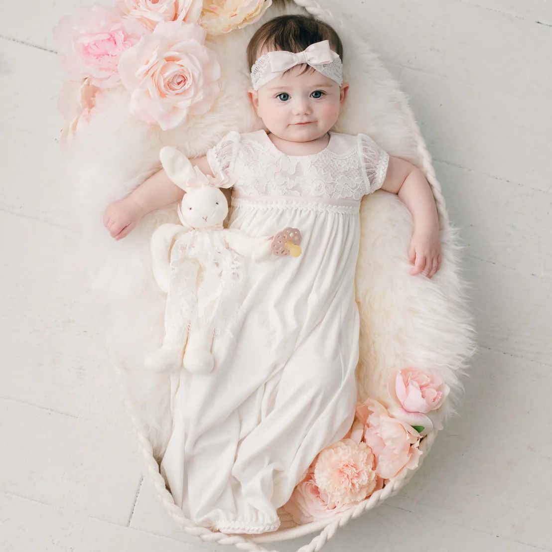Victoria Layette Gown | Baby Beau & Belle