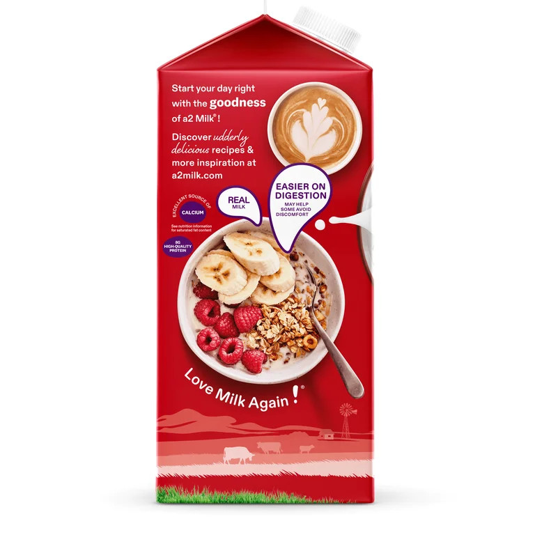 a2 Milk® Vitamin D Whole Milk, 59 oz | Walmart (US)