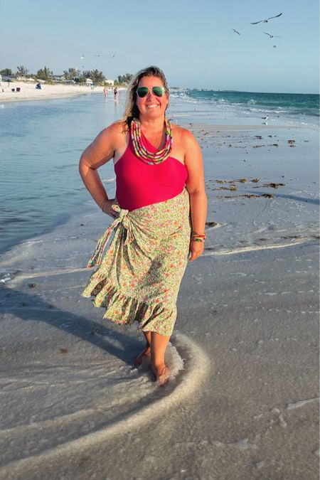 Perfect beach outfit!  Sunshine Tienda sarong, Summersalt sidestroke suit, Lilly sunnies and madras accessories.

#sunshinetienda #bevacationhappy #lillypulitzer #summersalt #beachwear

#LTKtravel #LTKfindsunder100 #LTKmidsize