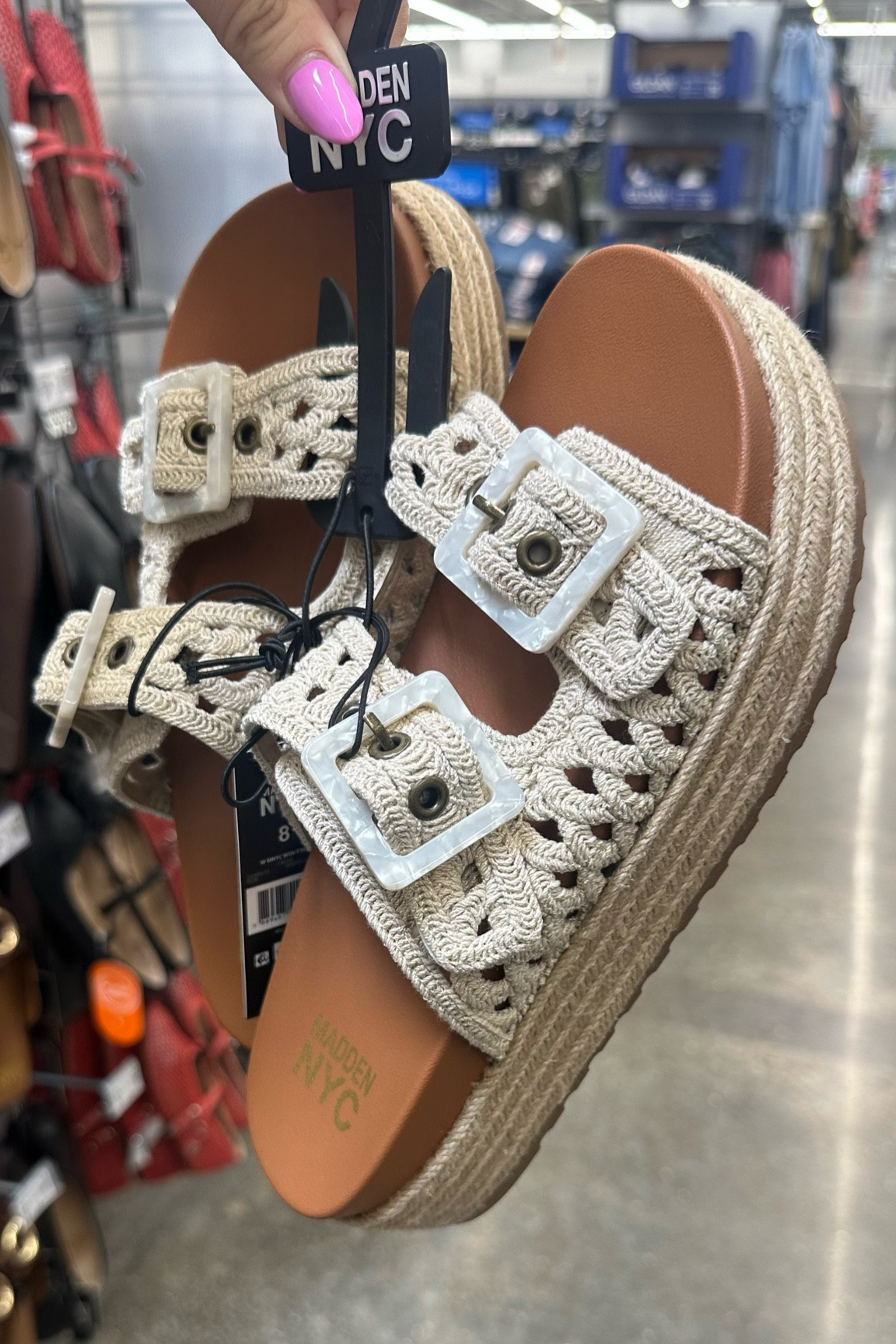 Crochet, sandals, platform Birkenstocks, Walmart 

#LTKootd #LTKdayinmylife